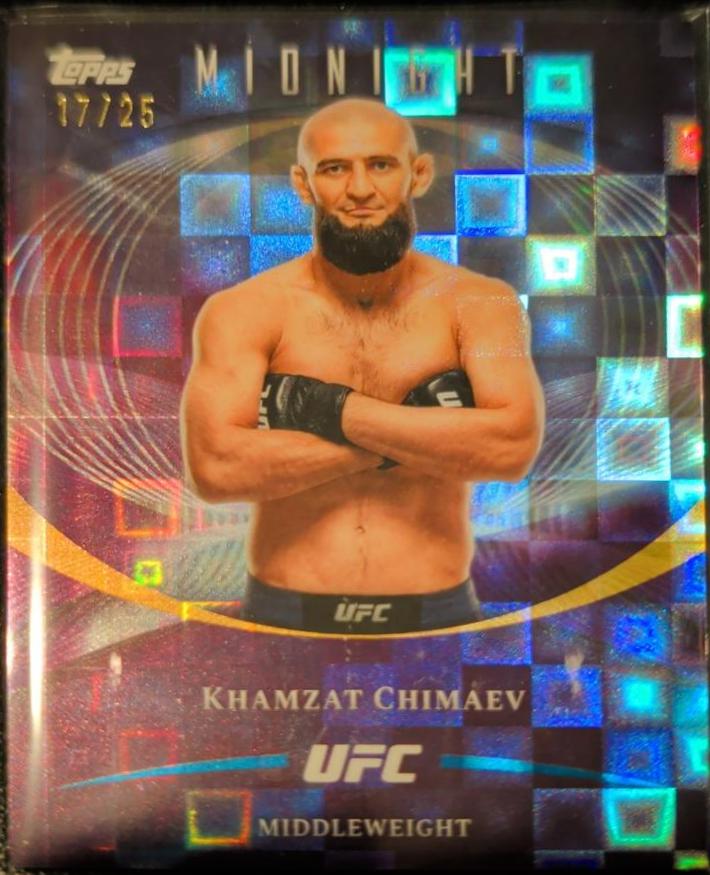 Khamzat Chimaev 2026 Topps Midnight UFC Base #55 Moonrise