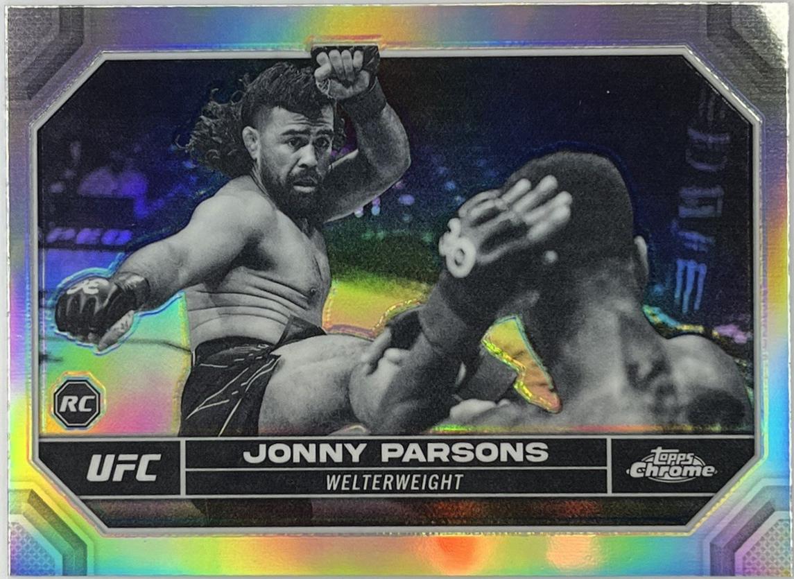 Jonny Parsons 2024 Topps Chrome UFC Base #72 Negative Refractor