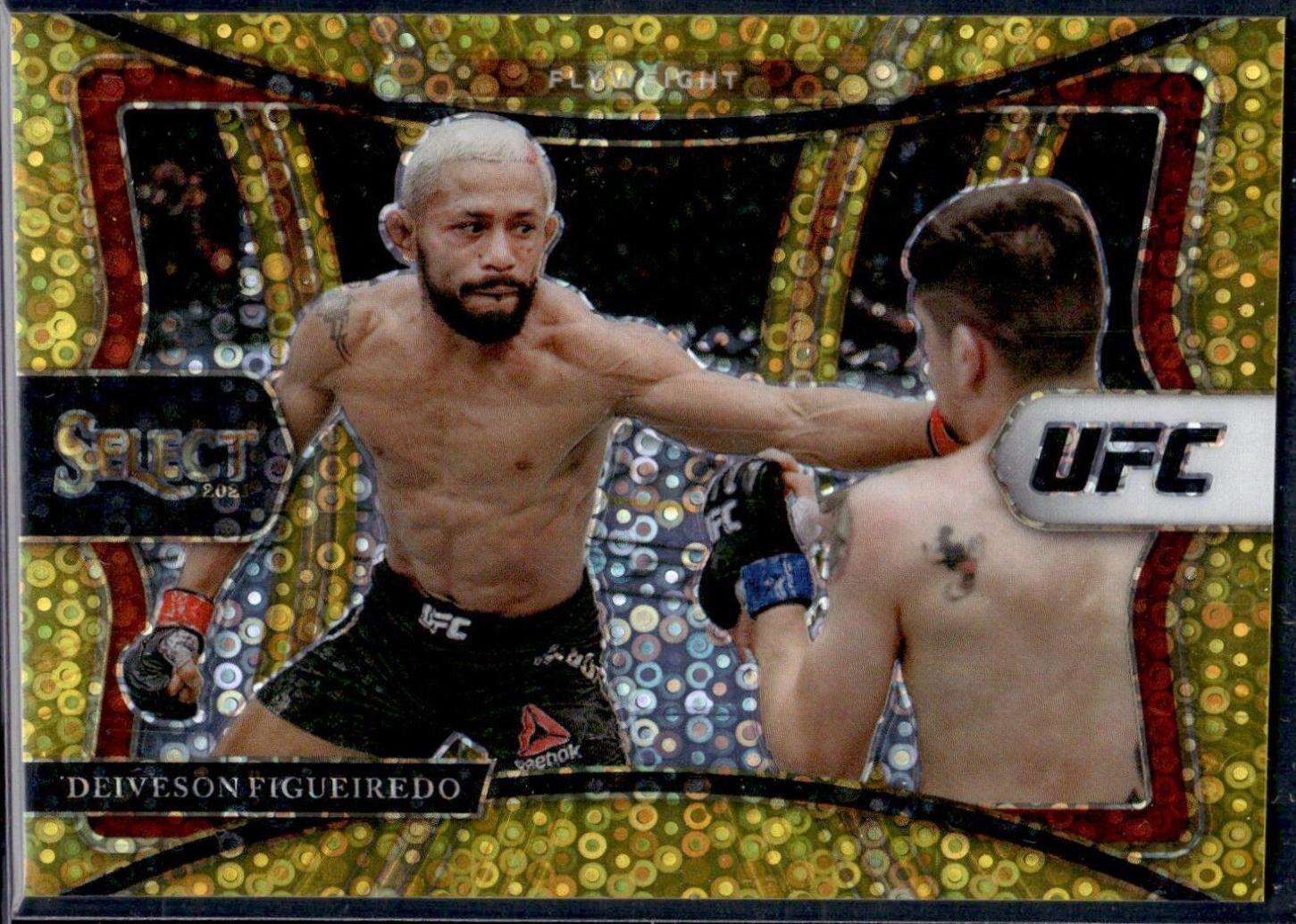 Deiveson Figueiredo 2021 Panini Select UFC Premier Level #200 Gold Disco