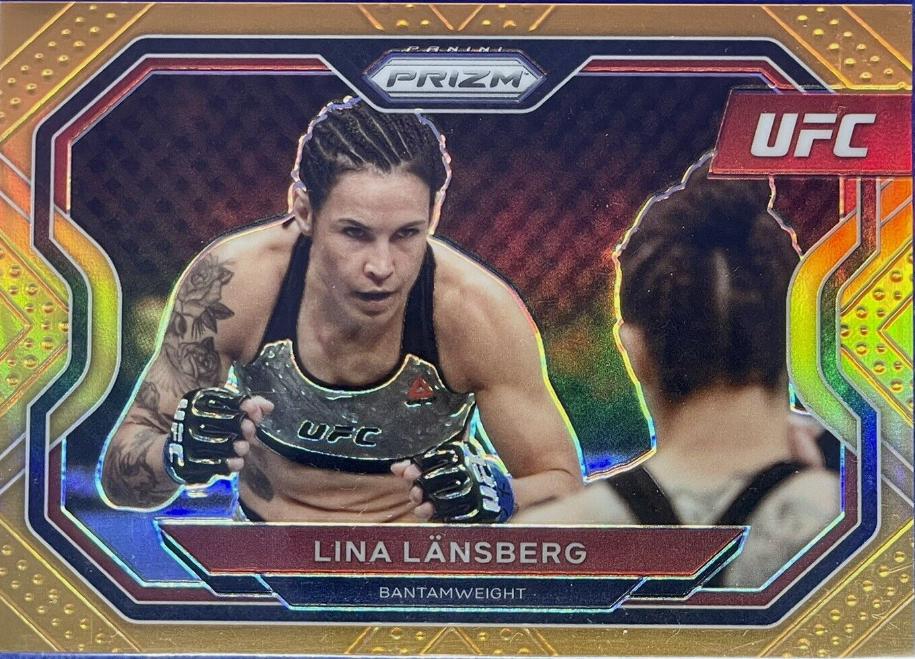 Lina Länsberg 2021 Panini Prizm UFC Base #103 Orange