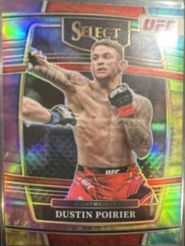 Dustin Poirier 2022 Panini Select UFC Concourse #75 Tie Dye