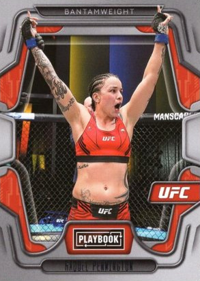 Raquel Pennington 2023 Panini Chronicles UFC Base Playbook #111 Silver