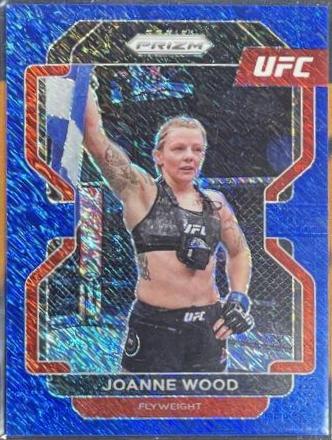 Joanne Wood 2022 Panini Prizm UFC Base #195 Blue Shimmer