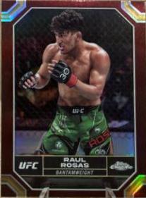 Raul Rosas 2024 Topps Chrome UFC Base #161 Magenta Refractor