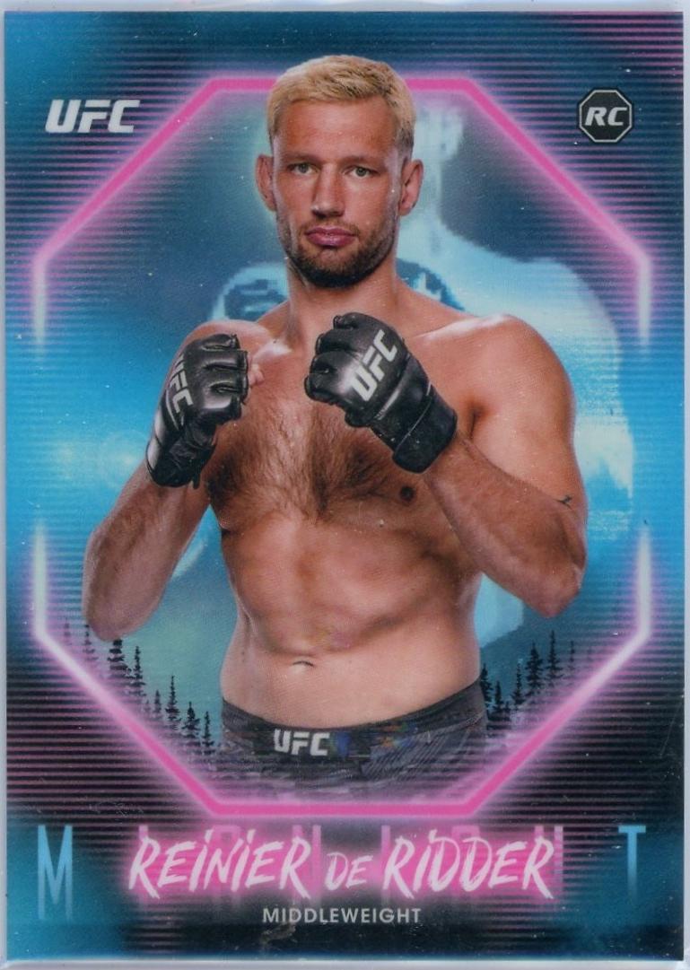 Reinier de Ridder 2025 Topps Midnight UFC Base #35