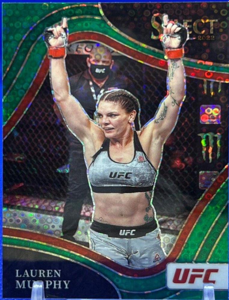 Lauren Murphy 2022 Panini Select UFC Octagonside #273 Green Disco