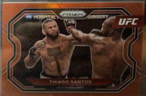 Thiago Santos 2021 Panini Prizm UFC Base #197 Red