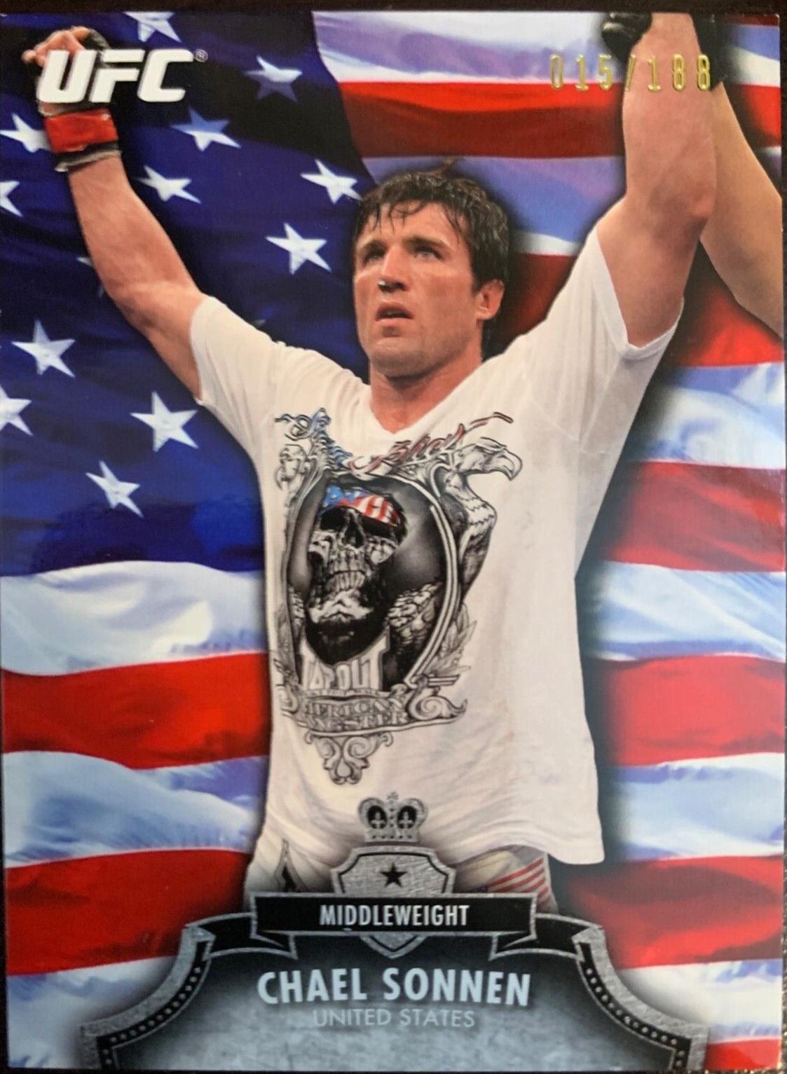 Chael Sonnen 2012 Topps UFC Bloodlines Base #142 Flag