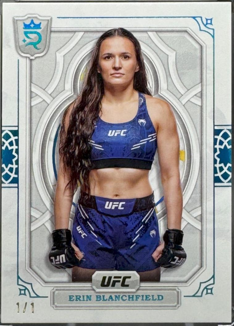 Erin Blanchfield 2024 Topps Royalty UFC Base #34 Platinum