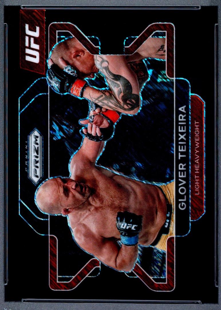 Glover Teixeira 2022 Panini Prizm UFC Base #81 Black Shimmer