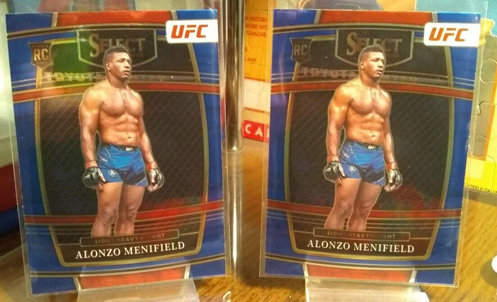 Alonzo Menifield 2022 Panini Select UFC Concourse #4 Blue