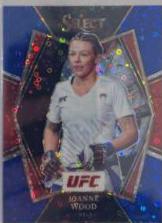 Joanne Wood 2022 Panini Select UFC Premier Level #156 Blue Disco