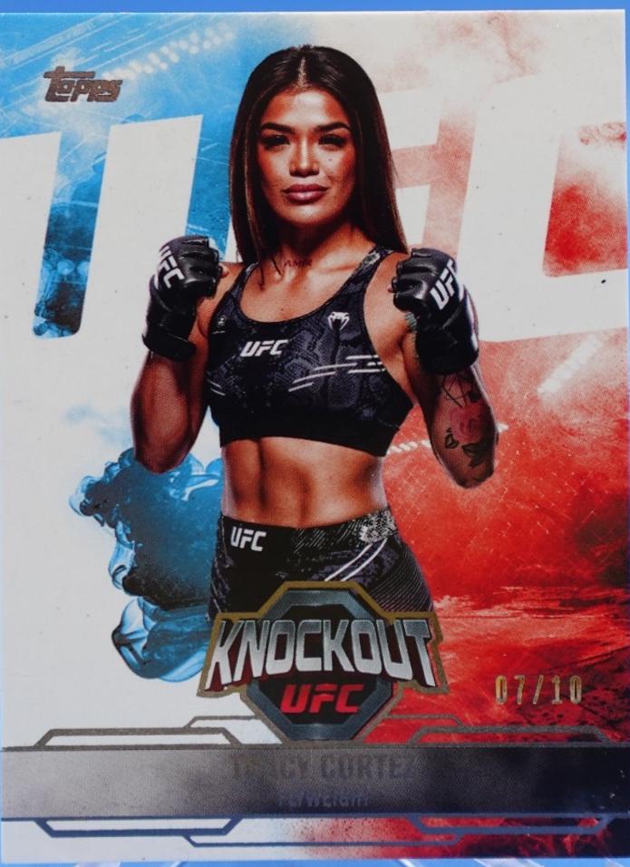 Tracy Cortez 2025 Topps Knockout UFC Base #54 Holo Silver