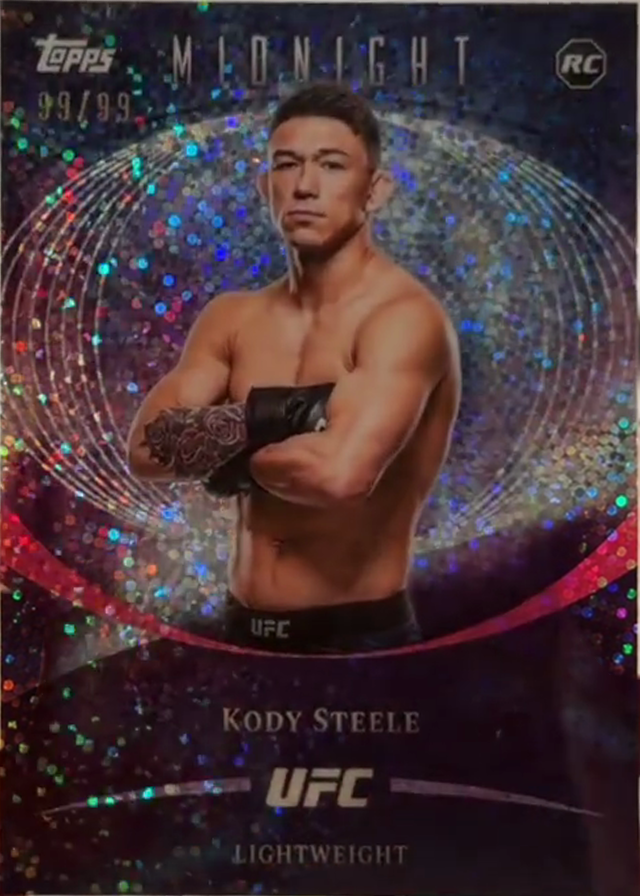 Kody Steele 2026 Topps Midnight UFC Base #23 Daybreak