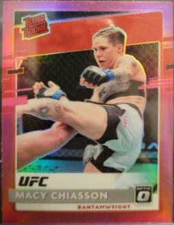 Macy Chiasson 2021 Panini Chronicles UFC Base Optic Rated Rookies #203 Pink