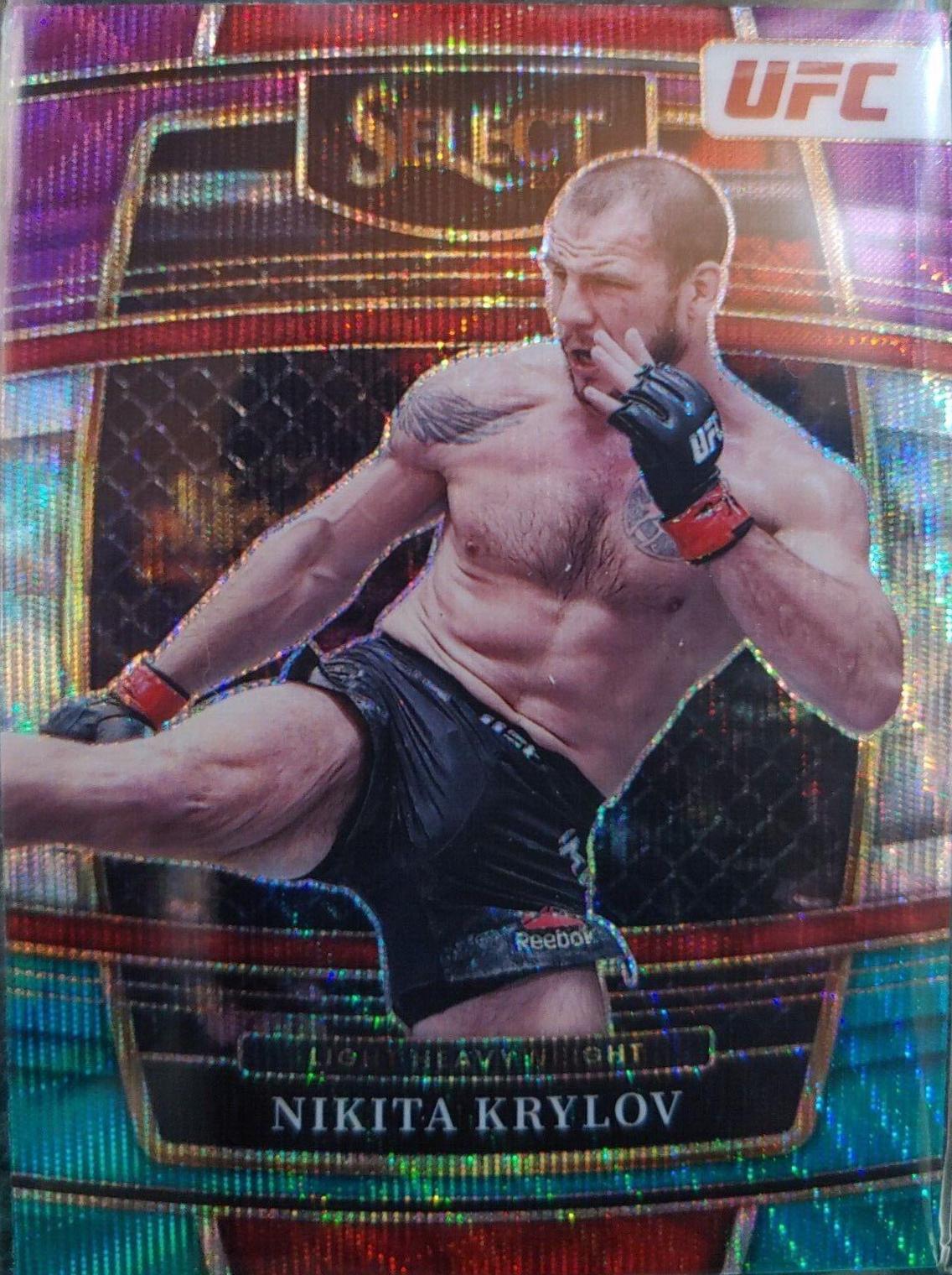 Nikita Krylov 2022 Panini Select UFC Concourse #58 Tri Color