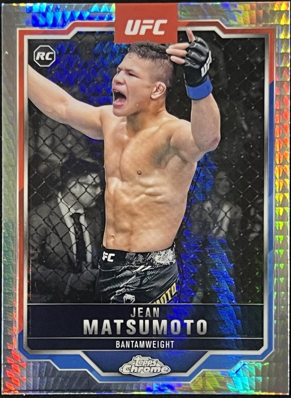Jean Matsumoto 2025 Topps Chrome UFC Base #52 Prism Refractor