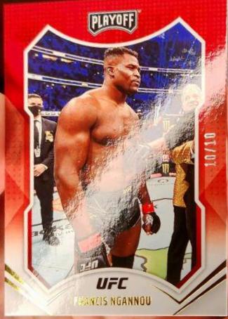 Francis Ngannou 2022 Panini Chronicles UFC Base One #462 Gold