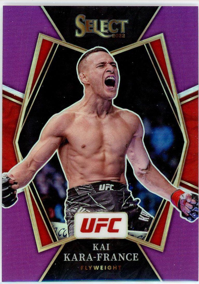 Kai Kara-France 2022 Panini Select UFC Premier Level #112 Purple