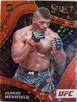 Alonzo Menifield 2022 Panini Select UFC Octagonside #290 Red Disco