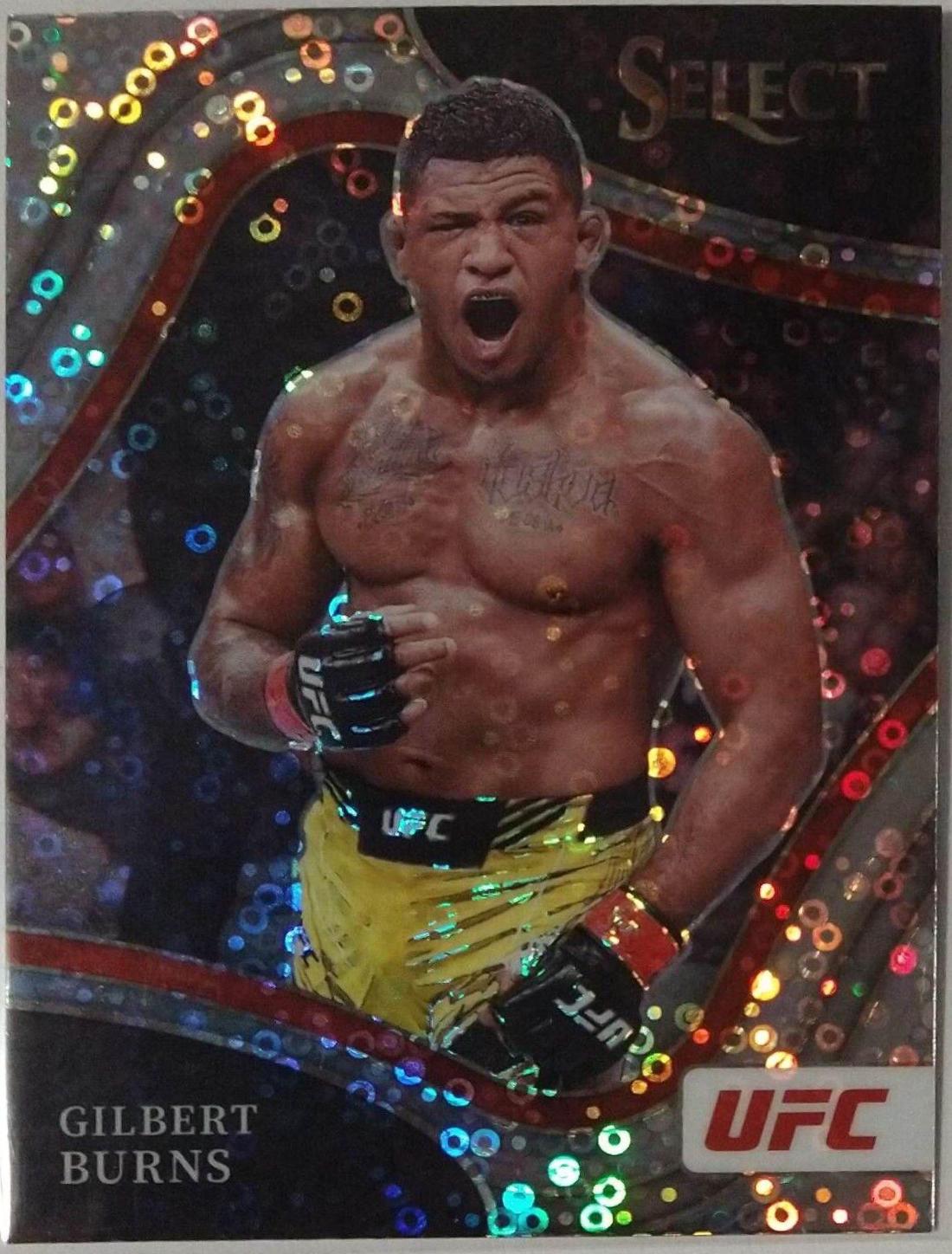 Gilbert Burns 2022 Panini Select UFC Octagonside #237 Disco