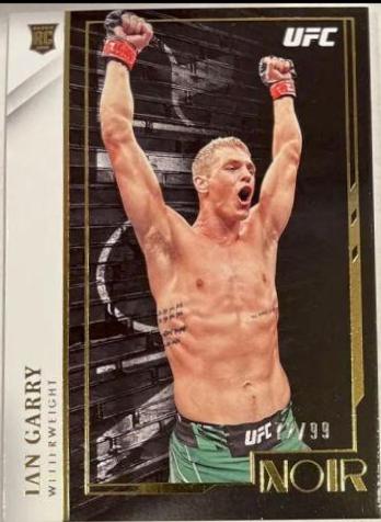 Ian Machado Garry 2022 Panini Chronicles UFC Base Noir #413 Gold