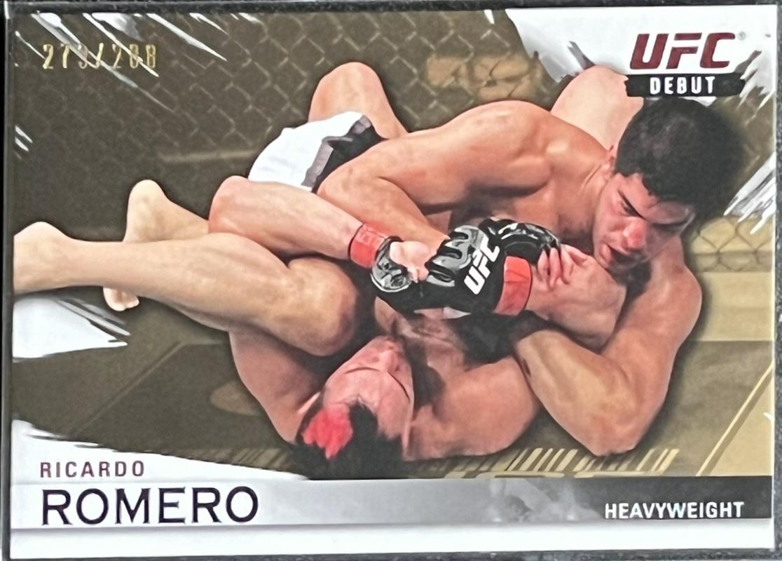 Ricardo Romero 2010 Topps UFC Knockout Base #146 Gold