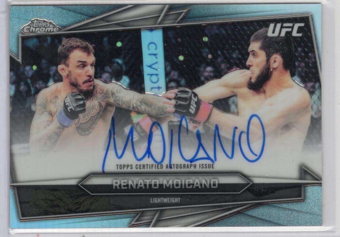 Renato Moicano 2026 Topps Chrome UFC Base Autographs #BAV-RM Refractor