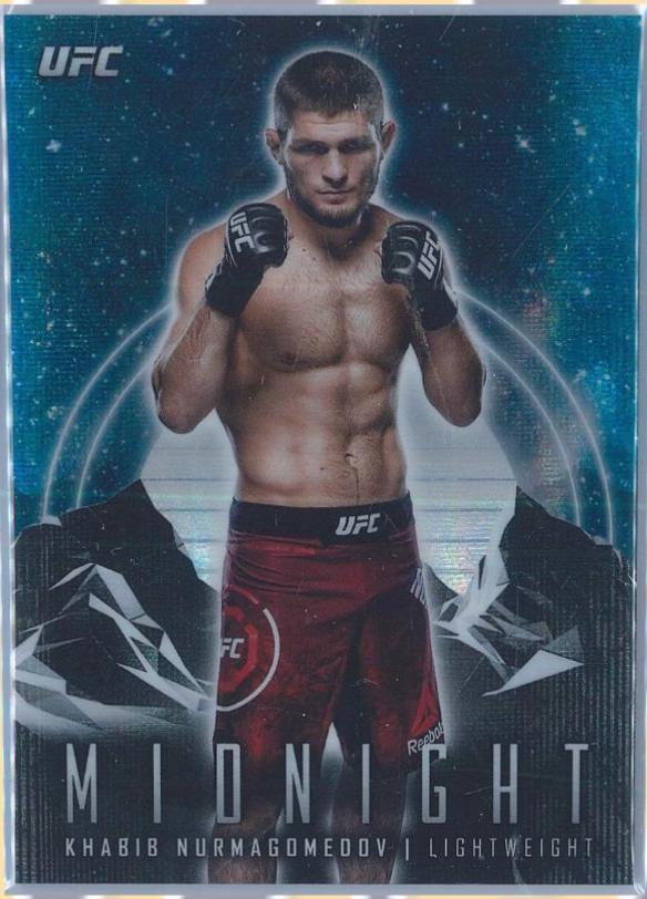 Khabib Nurmagomedov 2024 Topps Midnight UFC Base #50 Moon Beam
