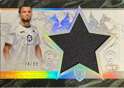 Umar Nurmagomedov 2025 Topps Royalty UFC Star Relics #SR-UN Gold