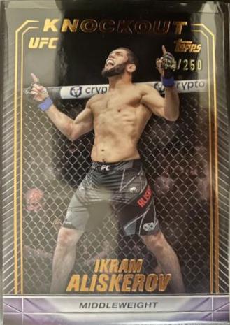 Ikram Aliskerov 2024 Topps Knockout UFC Base #20 Bronze