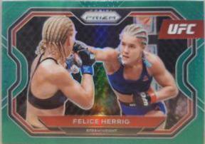 Felice Herrig 2021 Panini Prizm UFC Base #148 Green