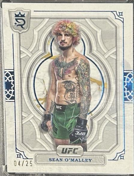 Sean O'Malley 2024 Topps Royalty UFC Base #100 Blue