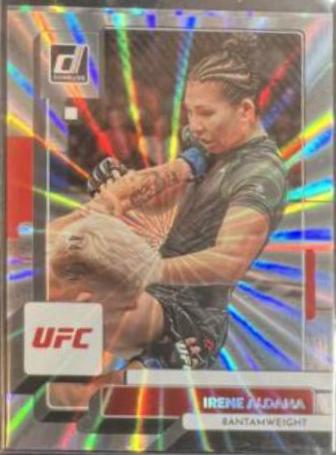 Irene Aldana 2023 Panini Donruss UFC Base #82 Laser