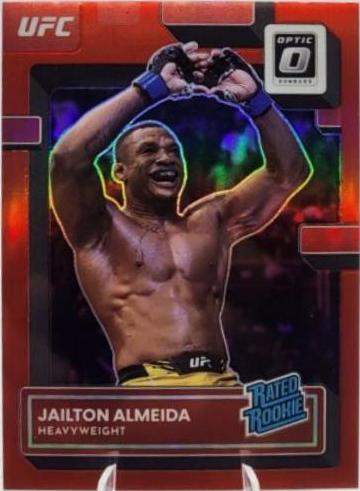 Jailton Almeida 2023 Panini Donruss Optic UFC Base #106 Red