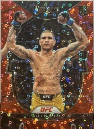 Alex Pereira 2023 Panini Select UFC Concourse #65 Red Disco