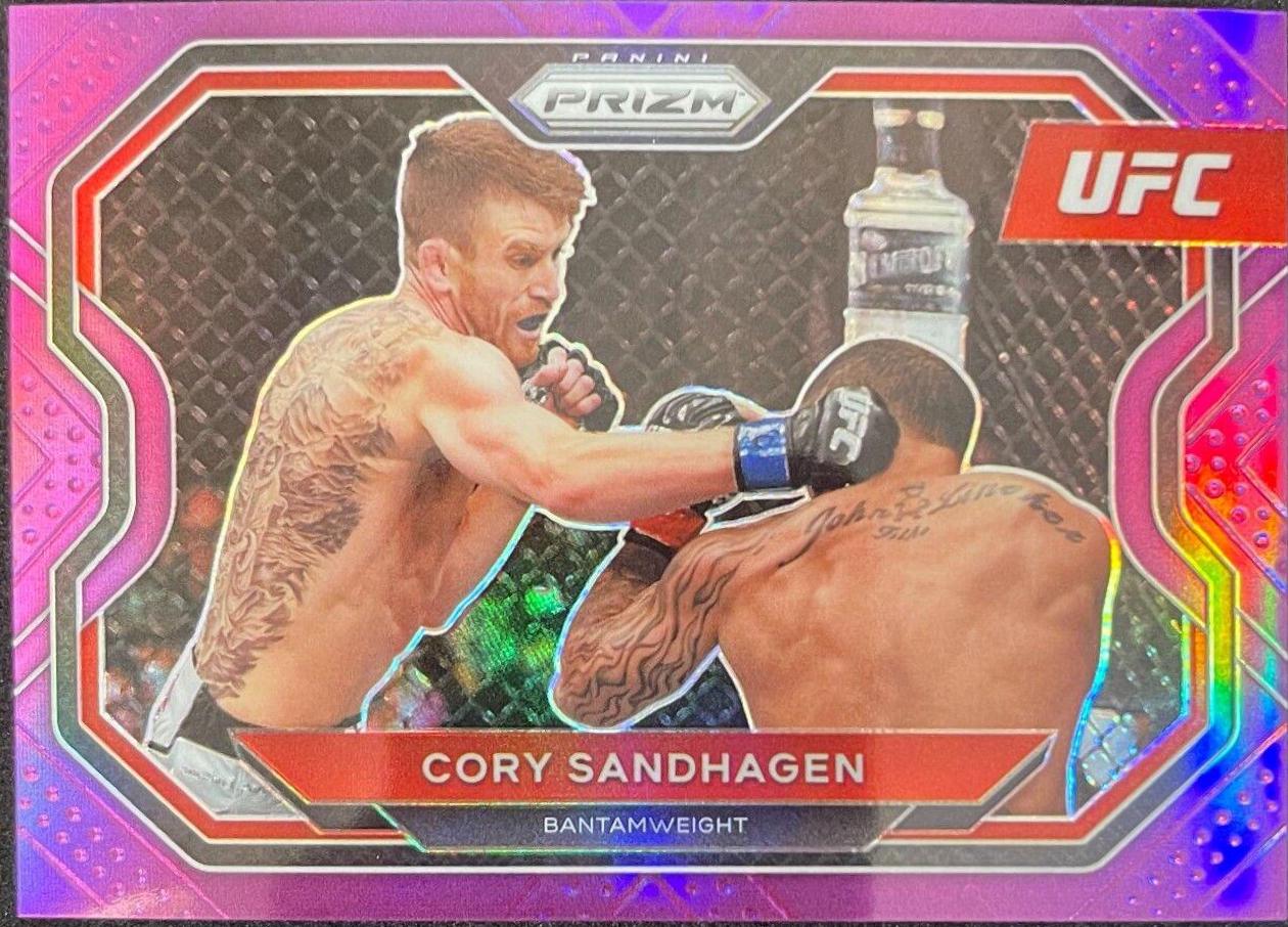 Cory Sandhagen 2021 Panini Prizm UFC Base #126 Purple
