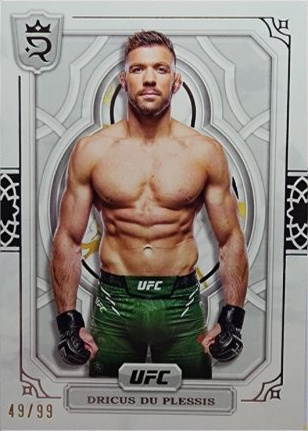 Dricus Du Plessis 2024 Topps Royalty UFC Base #93 Platinum