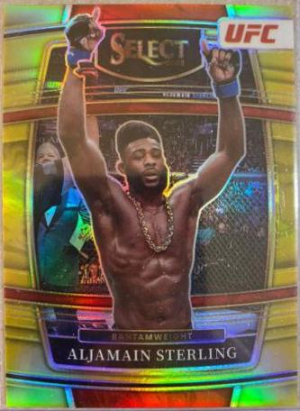 Aljamain Sterling 2022 Panini Select UFC Concourse #57 Gold