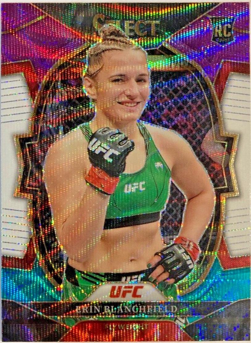 Erin Blanchfield 2023 Panini Select UFC Octagonside #268 Tri Color