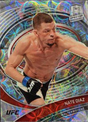 Nate Diaz 2021 Panini Chronicles UFC Base Spectra #292 Asia