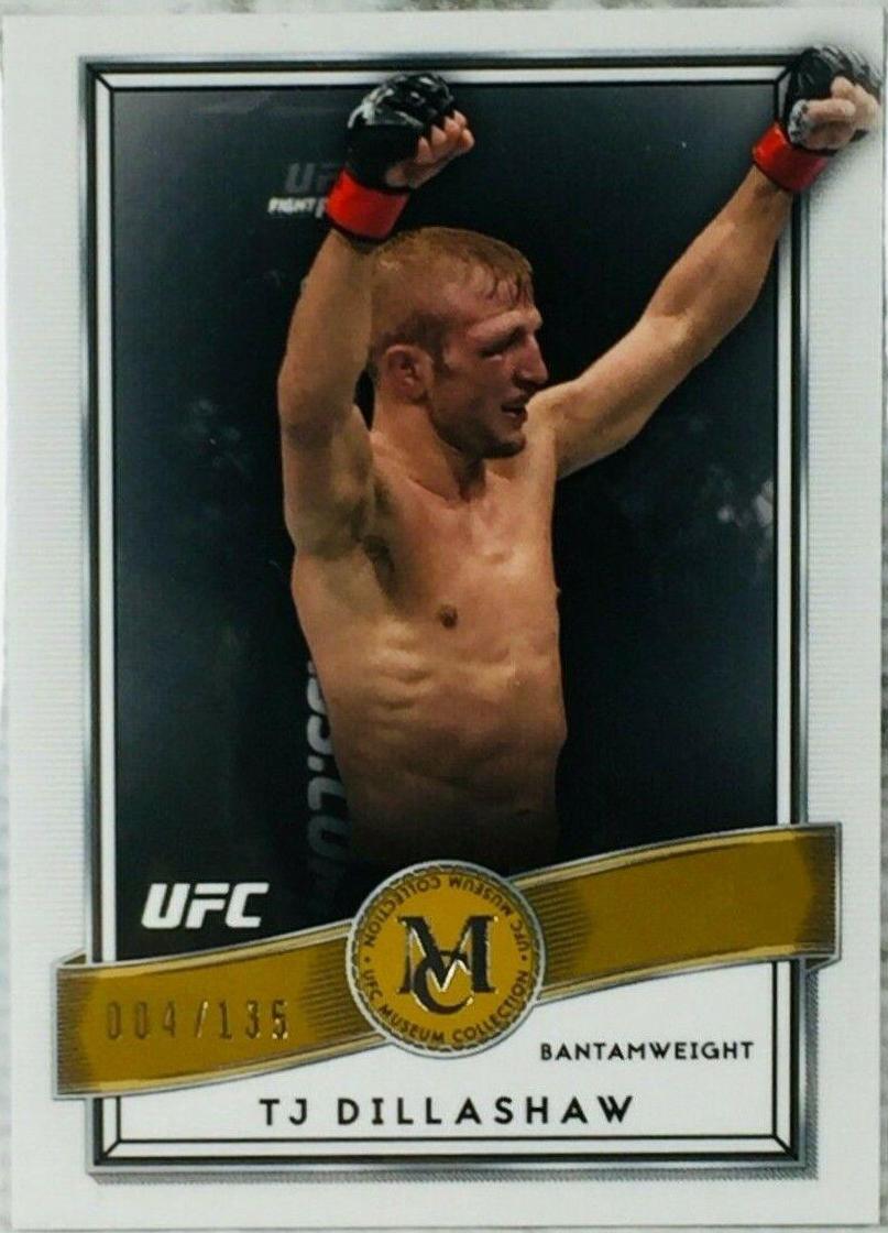 TJ Dillashaw 2016 Topps UFC Museum Collection Base #31 Copper