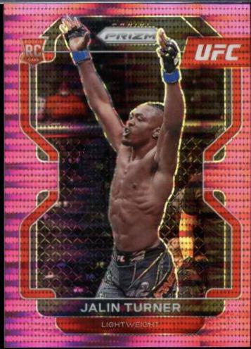 Jalin Turner 2022 Panini Prizm UFC Base #164 Pink Pulsar