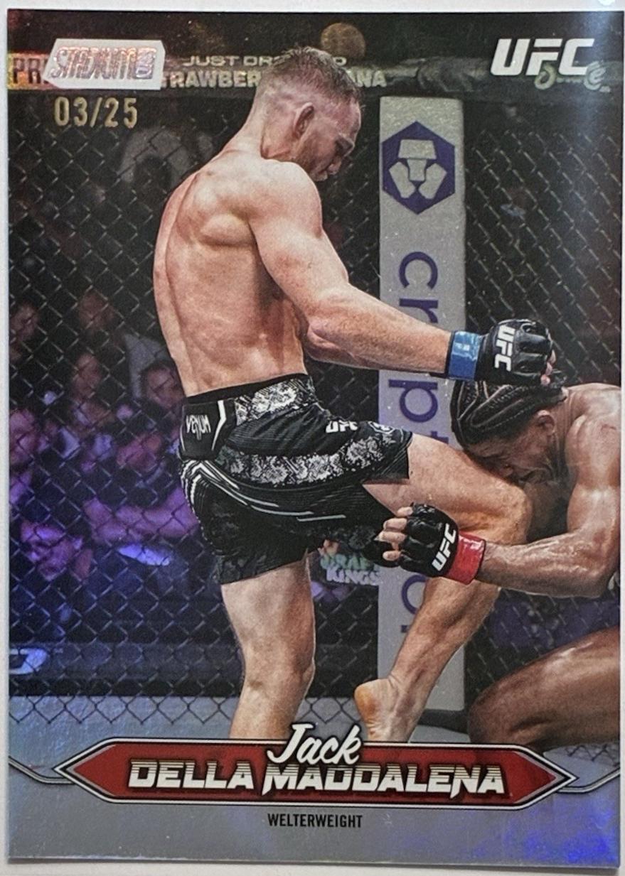Jack Della Maddalena 2025 Topps Stadium Club UFC Base #57 Rainbow