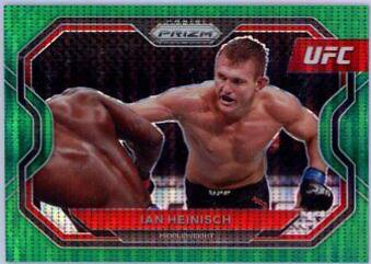 Ian Heinisch 2021 Panini Prizm UFC Base #110 Green Pulsar