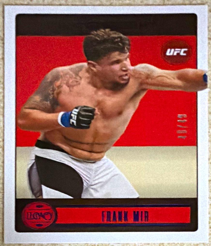 Frank Mir 2023 Panini Chronicles UFC Base Legacy #141 Purple