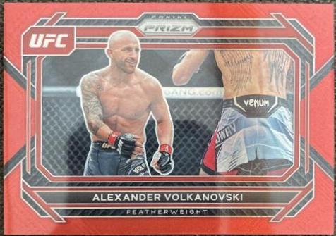 Alexander Volkanovski 2023 Panini Prizm UFC Base #36 Red