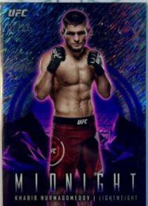 Khabib Nurmagomedov 2024 Topps Midnight UFC Base #50 Midnight