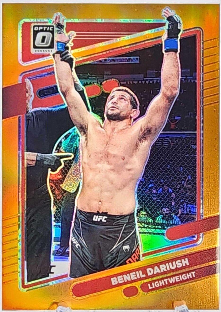 Beneil Dariush 2022 Panini Donruss Optic UFC Base #22 Orange