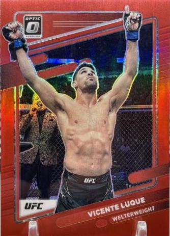 Vicente Luque 2022 Panini Donruss Optic UFC Base #92 Red